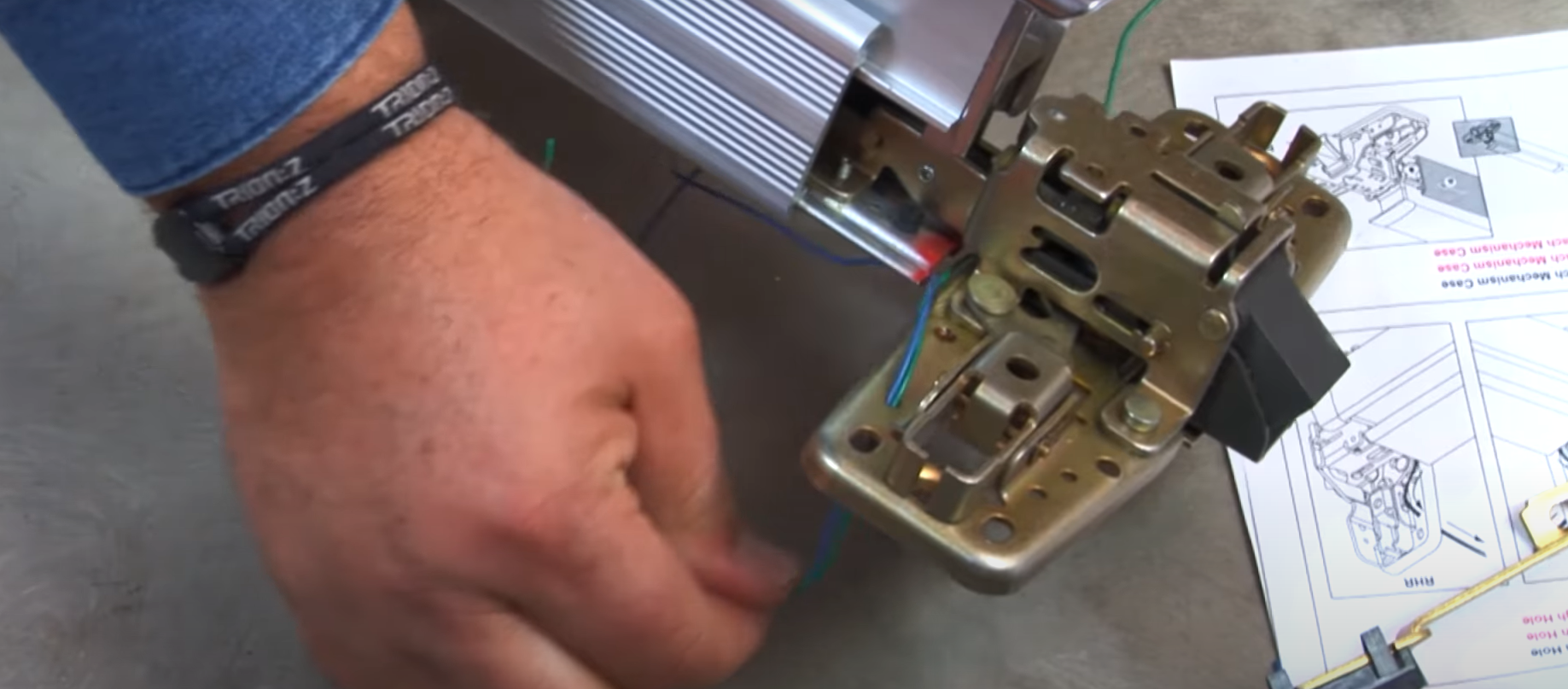 orange play video button