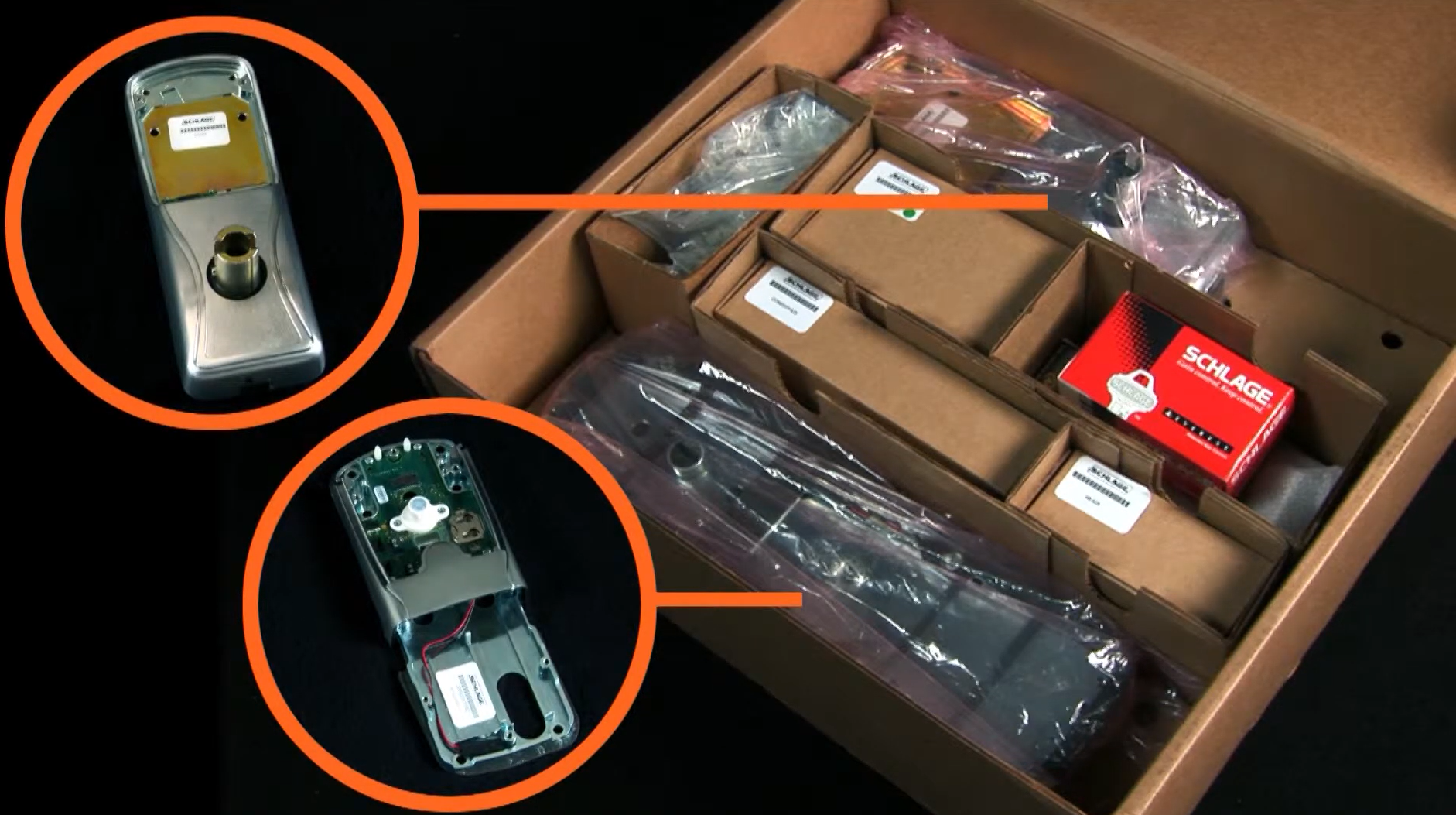 orange play video button